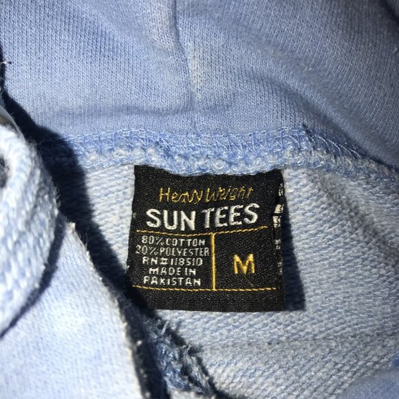 SunTees Grey Pullover Hoodie with applique bear - Picture 2 of 3